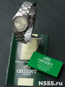 Винтажные мужские часы ORIENT Три звезды Япония Новые фото 9